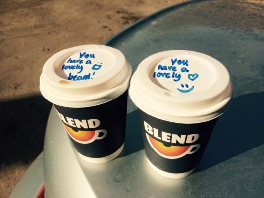 Blend take away cups