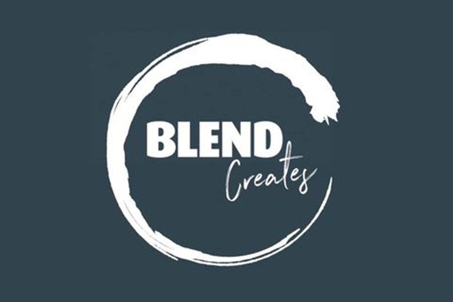 Blend creates logo